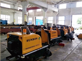 電動掃地機1400客戶案例&mdash;河北衡水某塑膠廠