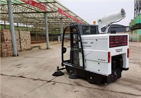 2000AW電動(dòng)垃圾清掃車進(jìn)駐運(yùn)城某磚廠