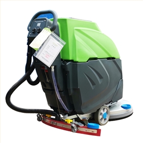 手推式洗地機(jī)助力景區(qū)售票廳地面清潔