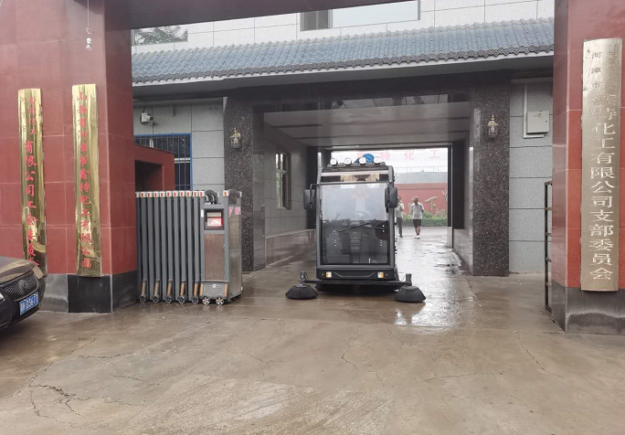 霧炮掃地車順利交付山西運(yùn)城化工